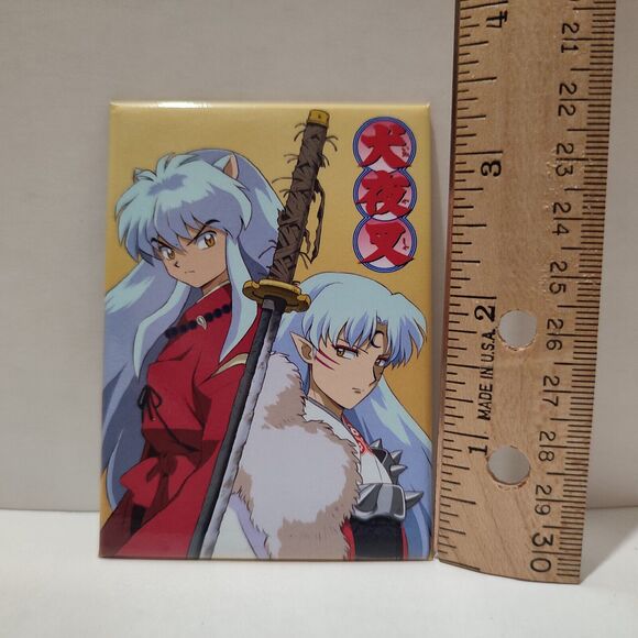 Inuyasha And Sesshomaru Fridge Magnet Official Anime Collectible Display Decor - Picture 2 of 2